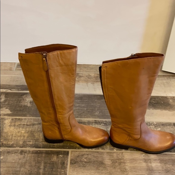 Franco Sarto Leather Boots Size 7 - Picture 4 of 5